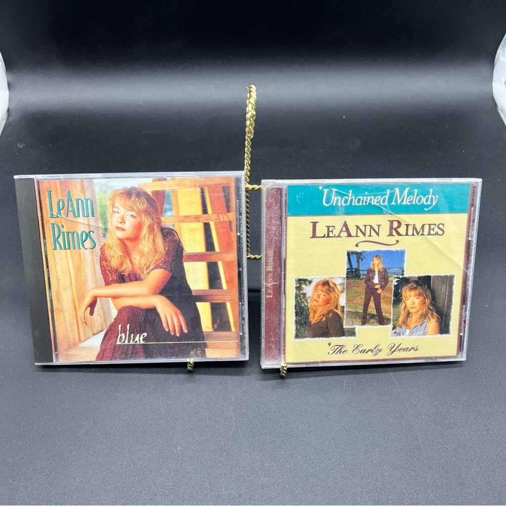 LeAnn Rimes 2 CD Lot | Vintage Country Music | Blue & Unchained Melody